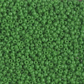 11/0 Miyuki Seed Beads Green Pea Opaque #0411